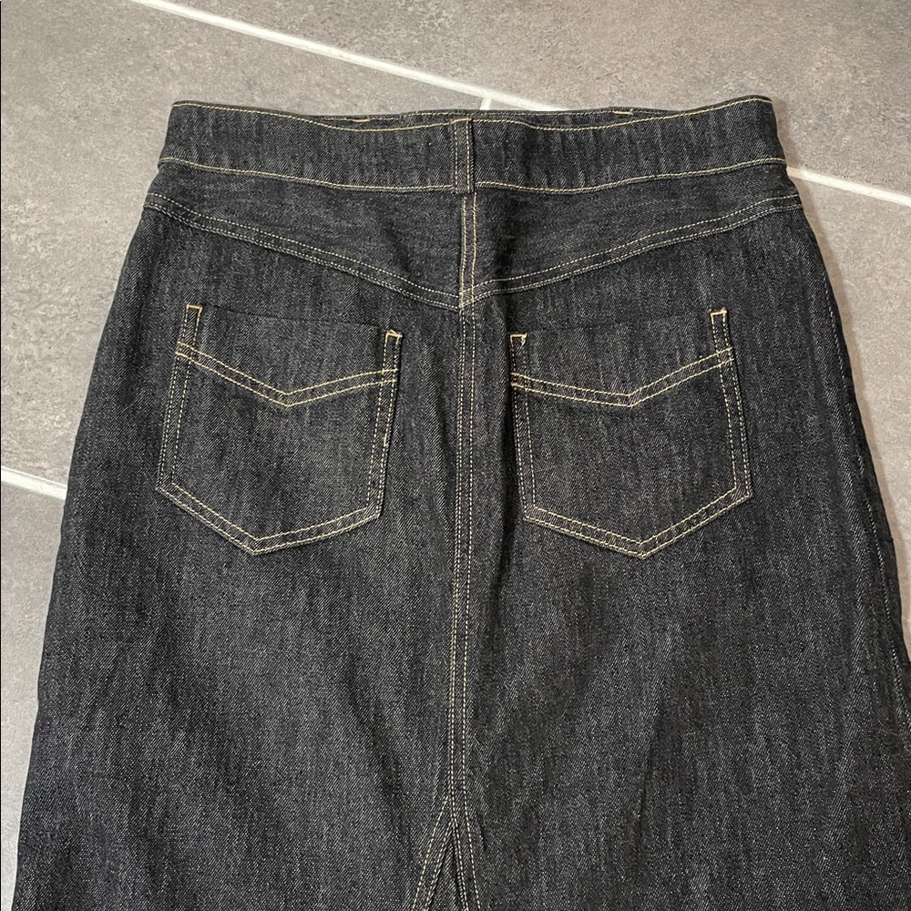 Pilcro Denim Puddle Maxi Skirt 2 - Picture 5 of 12
